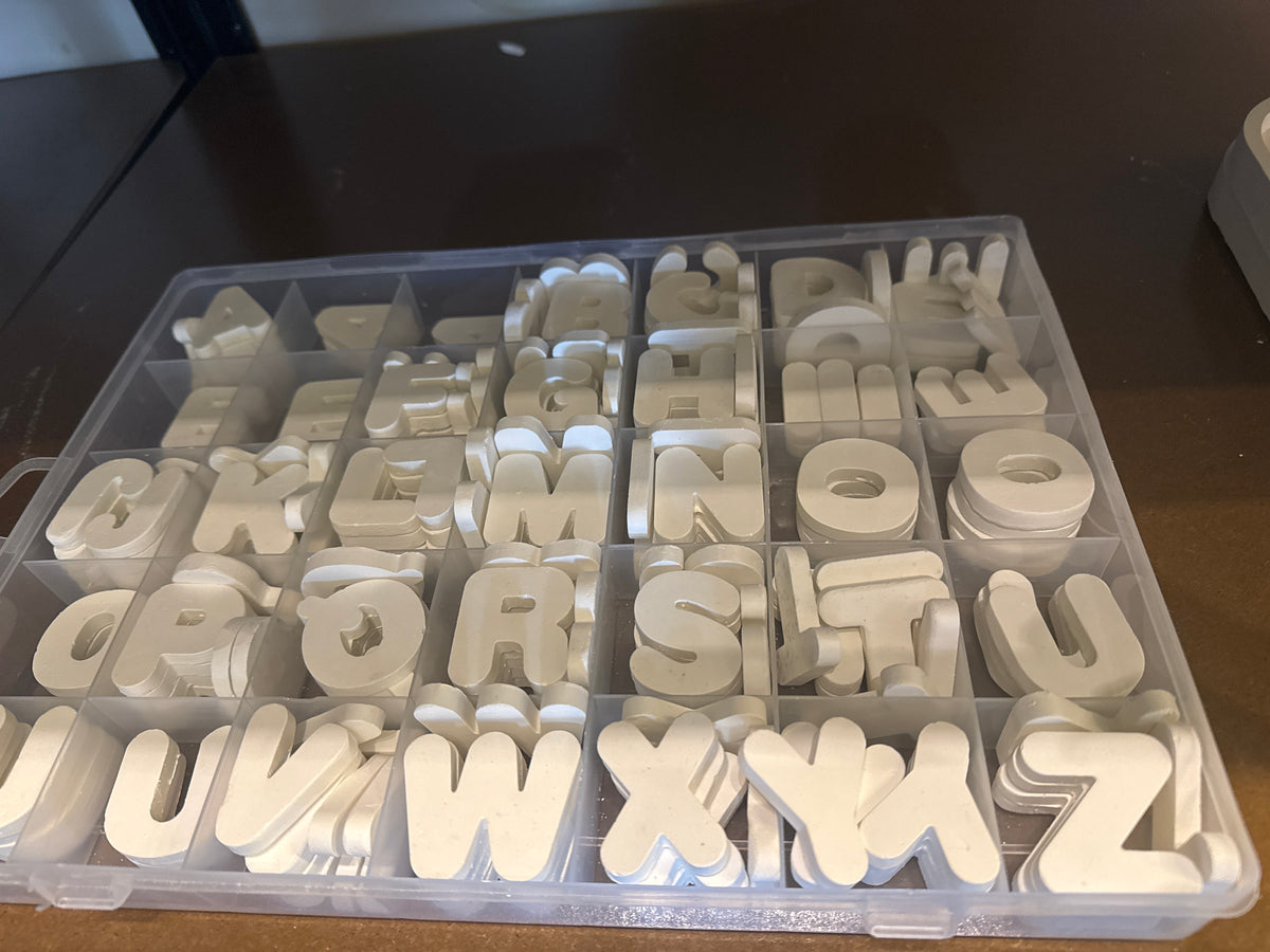 Alphabet Letters - Eco Resin