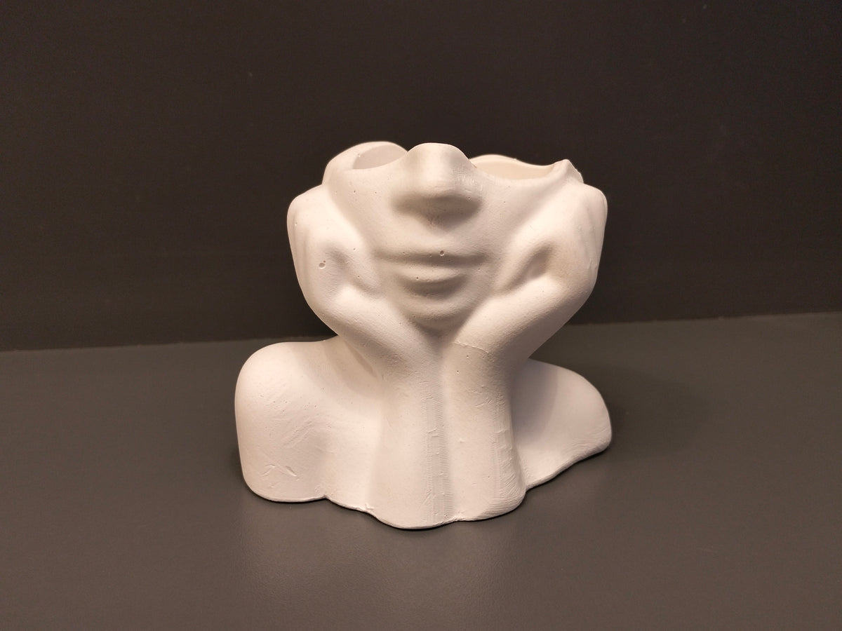Face Vase - Eco Resin