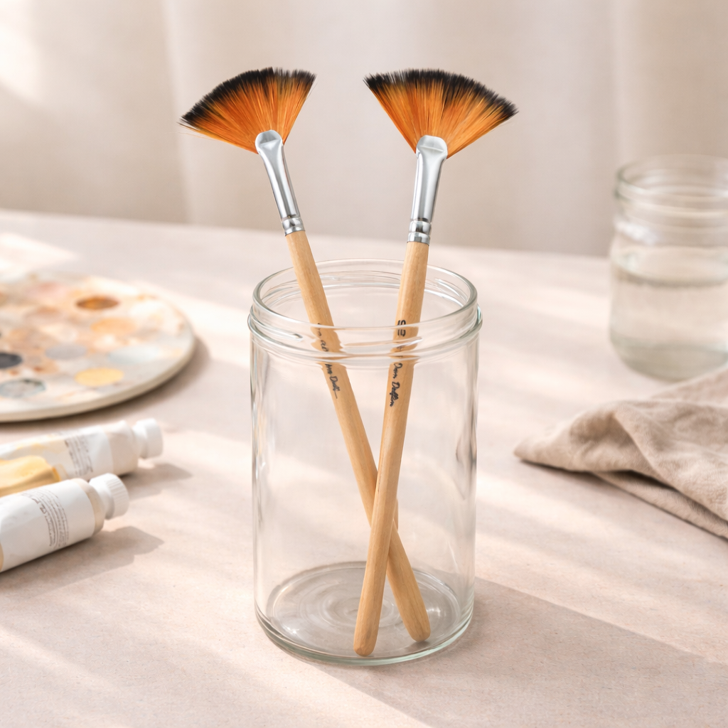Dom Delfim Artist Fan Brush Size 10