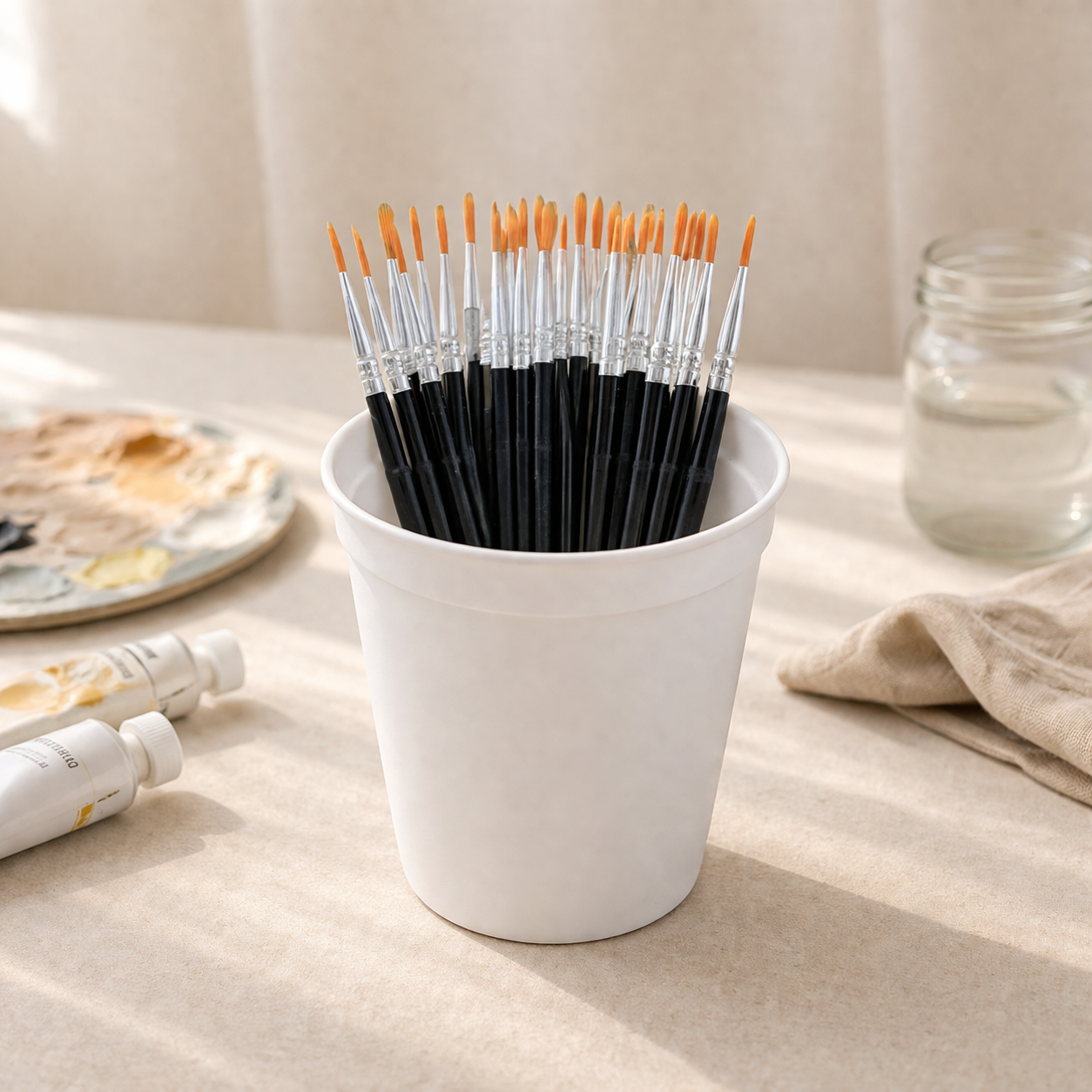 Fine Paint Brush Black