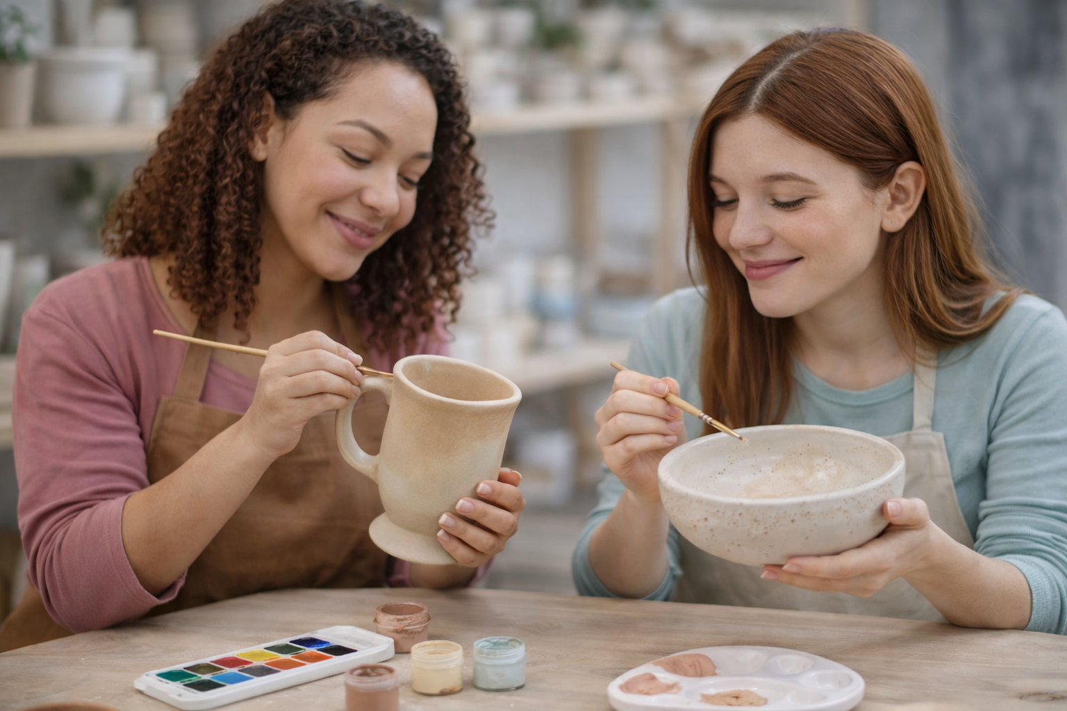 Ceramic Painting at Java Café
