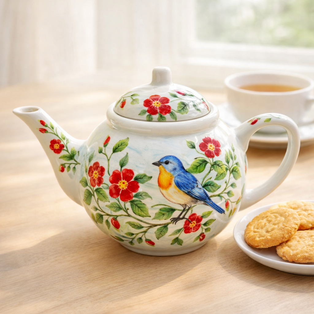Round teapot