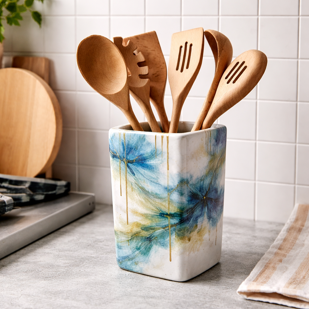 Large Square Vase