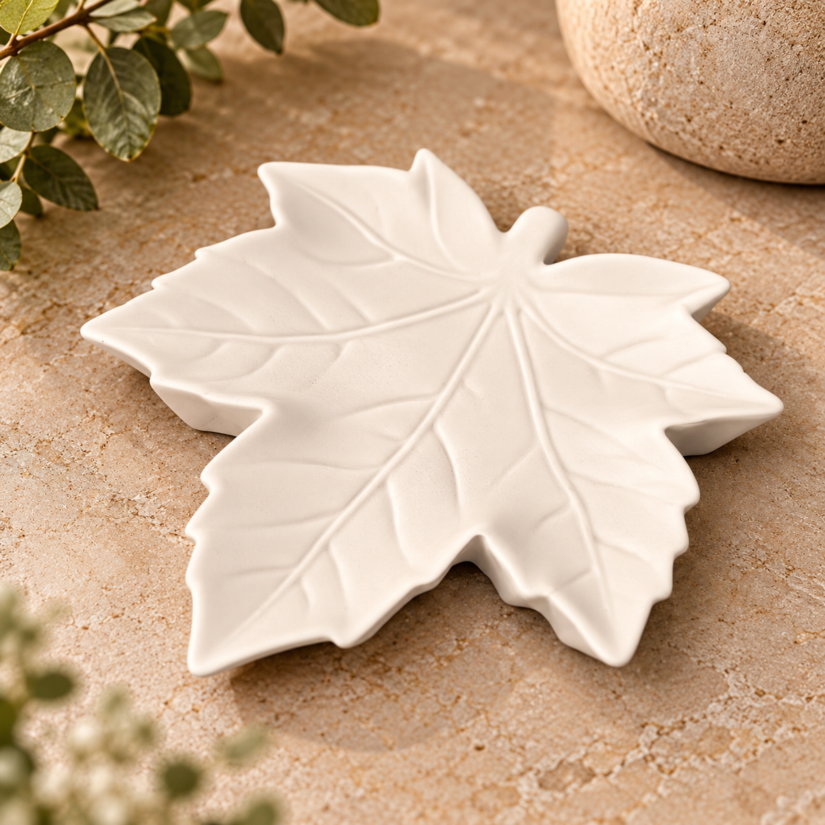 Leaf Trinket Tray - Eco Resin