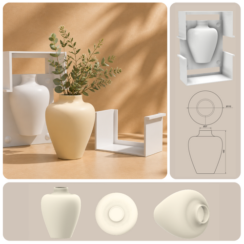 Bellá Vase STL File